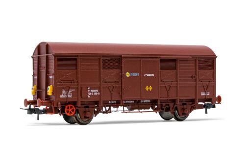 Electrotren HE6020 RENFE Güterwagen braun mit Schlusslicht Ep IV